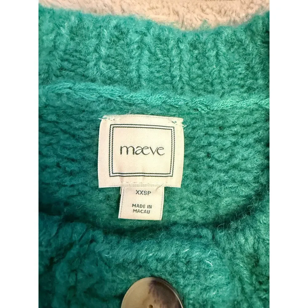 New Maeve Bunny Slope Cardigan from Anthropologie sz XXSP